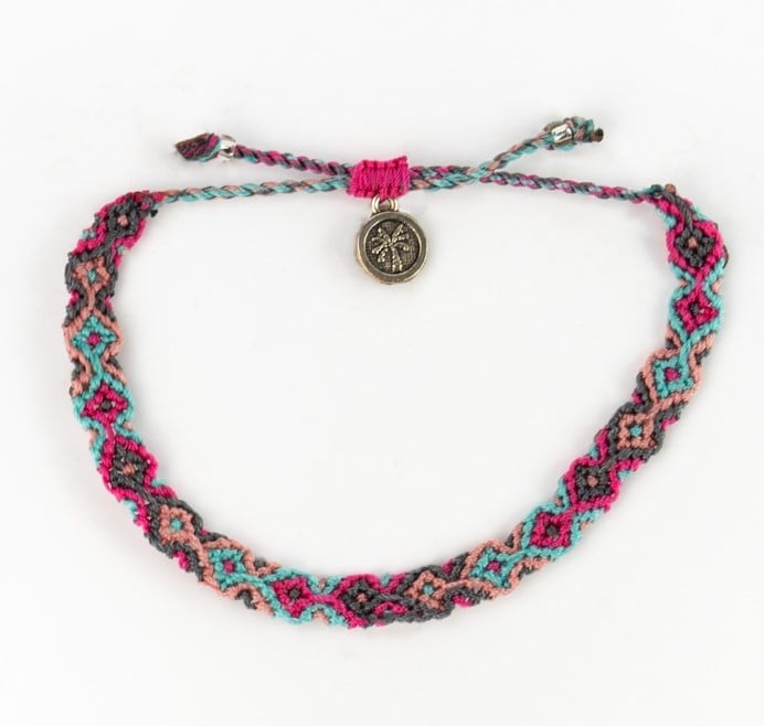 Pineapple Island Rio Anklet - Pink