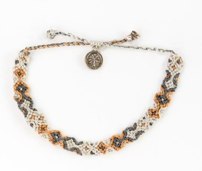 Pineapple Island Rio Anklet - Grey