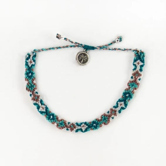 Pineapple Island Rio Anklet - Turquoise