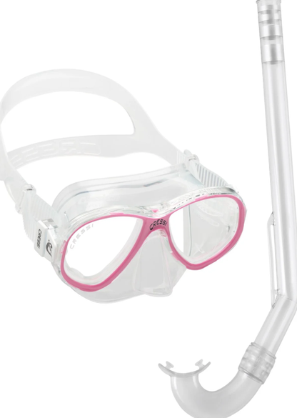 Cressi Perla Mare Junior Snorkel and Mask Combo - Assorted Colours