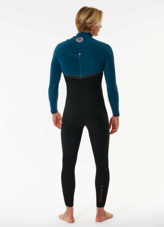 Rip Curl E-Bomb 3/2mm Men's Zip Free Summer Wetsuit 2025 - Blue/Green