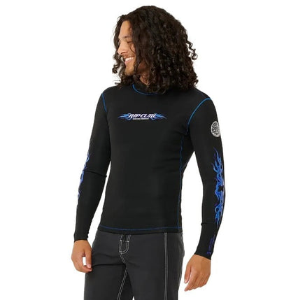 Rip Curl Dawn Patrol 1/5mm Mens Long Sleeve Wetsuit Jacket - Black