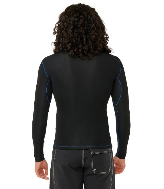Rip Curl Dawn Patrol 1.5mm Men's Long Sleeve Wetsuit Jacket 2025 - Black
