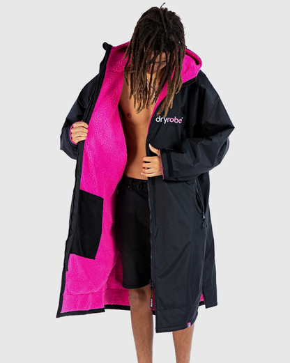 Dryrobe Advance Long Sleeve - Black / Pink