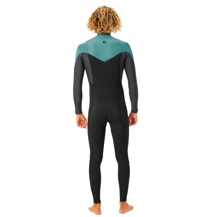 Rip Curl Dawn Patrol Performance 3/2mm Men's Chest Zip Wetsuit - Muted Green