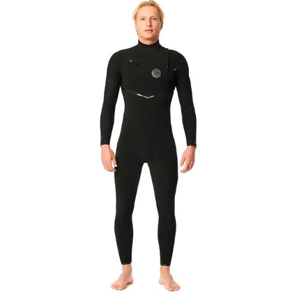 Rip Curl E Bomb 5/3mm Mens Chest Zip Wetsuit - Black