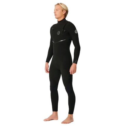 Rip Curl E-Bomb 5/3mm Men's Chest Zip Wetsuit - Black