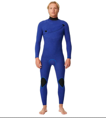 Rip Curl E-Bomb 5/3mm Men's Chest Zip Wetsuit - Black