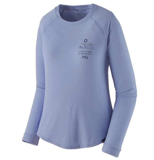 Patagonia Long Sleeved Womens Cap Cool Trail Shirt - WKPE