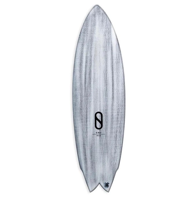 Firewire Great White I-Bolic Twin Futures Surfboard - Volcanic