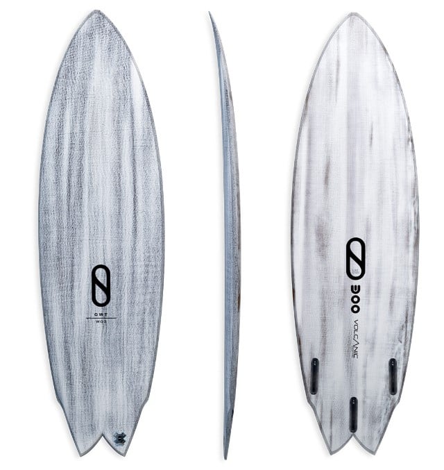 Firewire Great White I-Bolic Twin Futures Surfboard - Volcanic