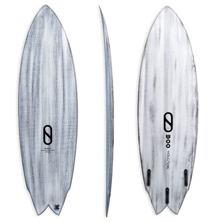 Firewire Great White I-Bolic Twin Futures Surfboard - Volcanic
