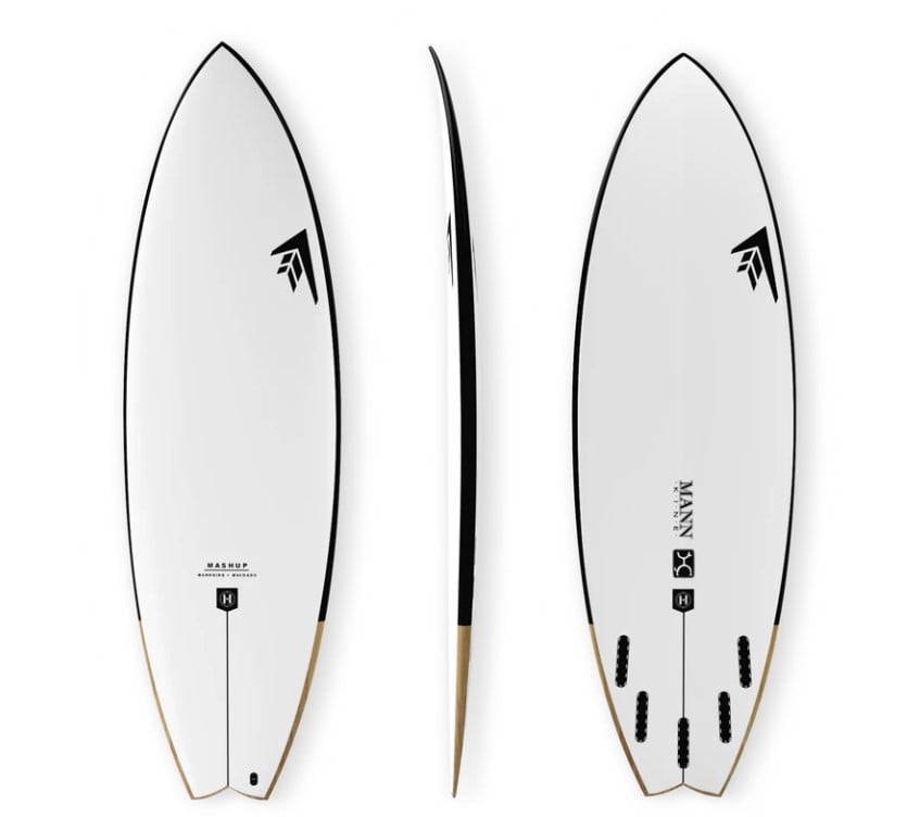 Firewire Mashup Helium Futures Surfboard - White
