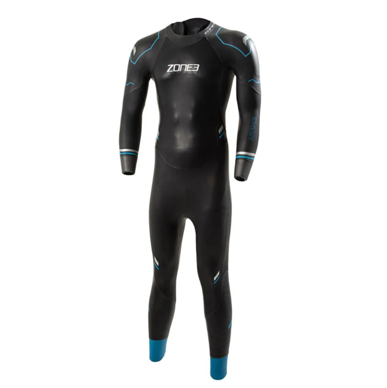 Zone3 Mens Advance Open Water Swim Wetsuit - Black / Blue

