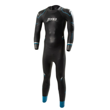 Zone3 Mens Advance Open Water Swim Wetsuit - Black / Blue
