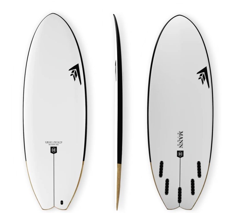 Firewire Sweet Potato Helium Surfboard - White