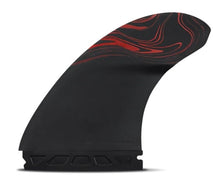 Futures Alpha 3/2 Reverse Twin Fins - Carbon/Red