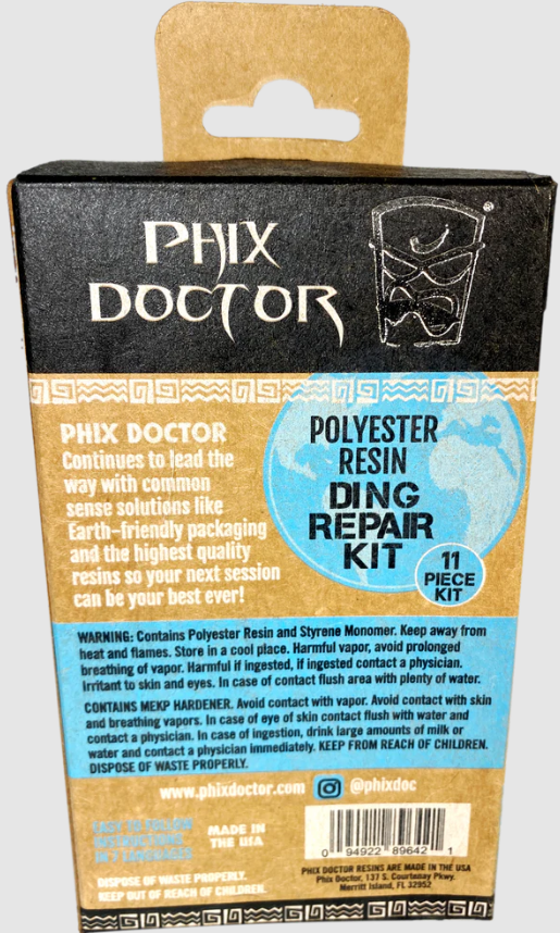Phix Doctor Polyester Surfboard Repair Kit
