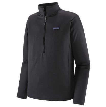 Patagonia R1 Daily  Mens Zip Neck - Ink Black