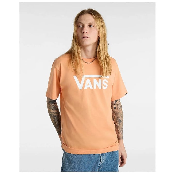 Vans Classic Men's Tee - Copper Tan/White