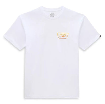 Vans Full Patch Back Unisex Tee - White/Copper Tan