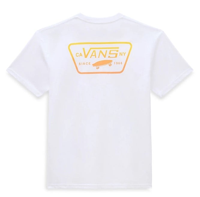 Vans Full Patch Back Unisex Tee - White/Copper Tan