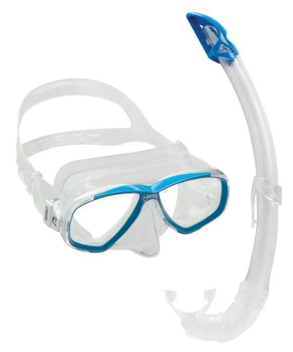 Cressi PERLA + MEXICO COMBO  CLEAR/BLUE