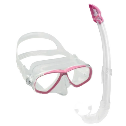 Cressi Perla + Mexico Mask and Snorkel Combo - Pink