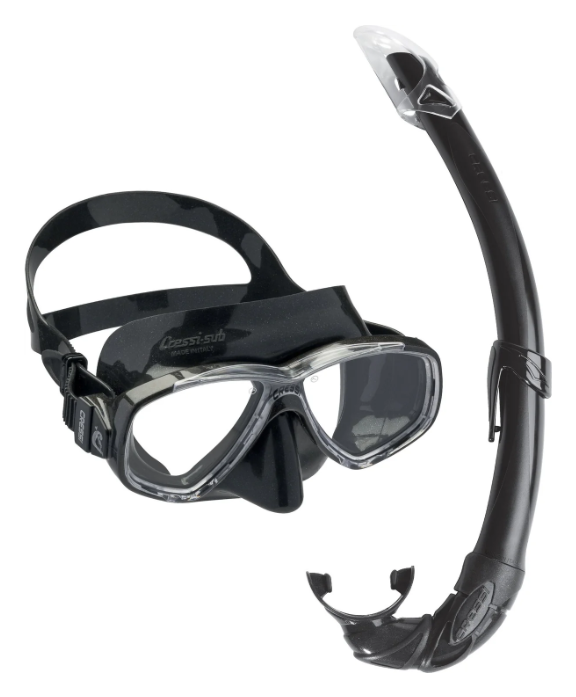 Cressi Perla + Mexico Mask and Snorkel Combo black 