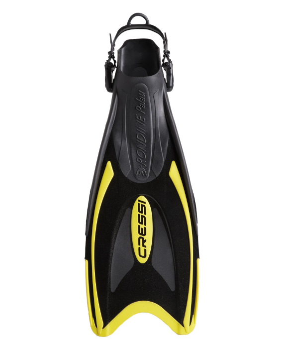 Cressi Palau Dive Fins - Black/Yellow