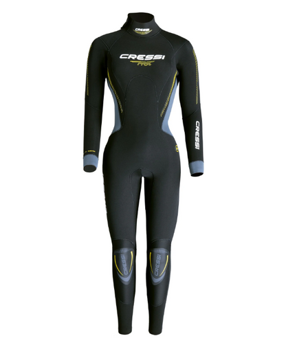 Cressi Fast Lady Monopiece 5mm Dive Wetsuit - Black