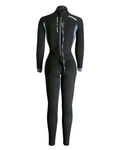 Cressi Fast Lady Monopiece 5mm Dive Wetsuit - Black