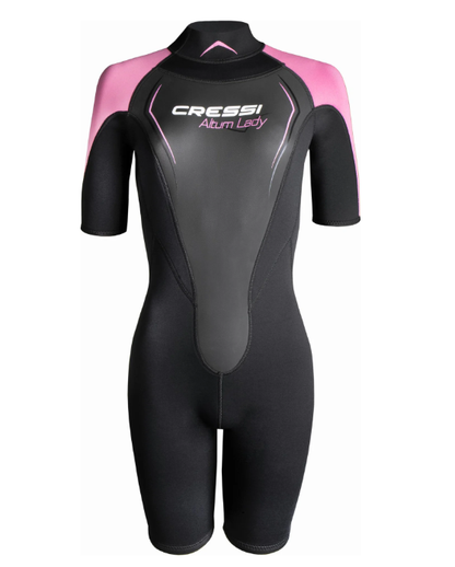Cressi Altum 3mm Shorty Womens Wetsuit - Black/Pink
