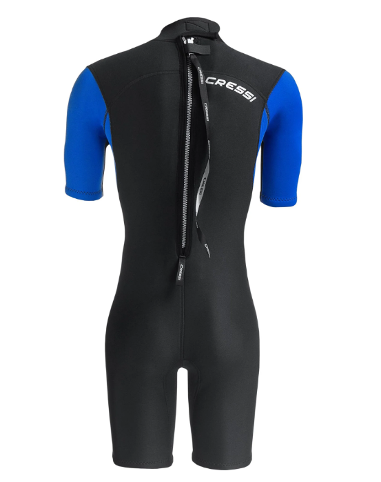 Cressi Med X Men's Shorty 2.5mm Wetsuit - Black/Blue