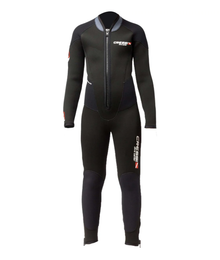 Cressi Endurance Junior Monopiece 5mm Wetsuit 2021 - Black - Front