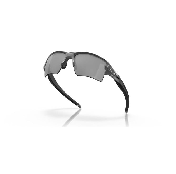 Oakley Flak 2.0 XL Sunglasses - Steel/Prizm Black Iridium Polarized