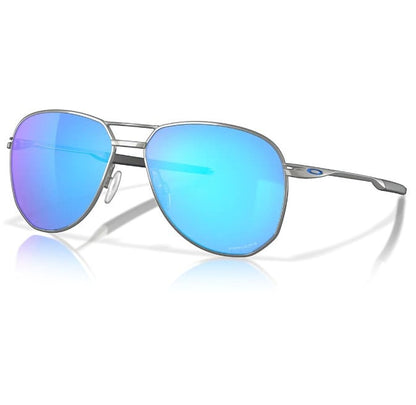 Oakley Contrail Sunglasses - Satin Chrome/Prizm Sapphire