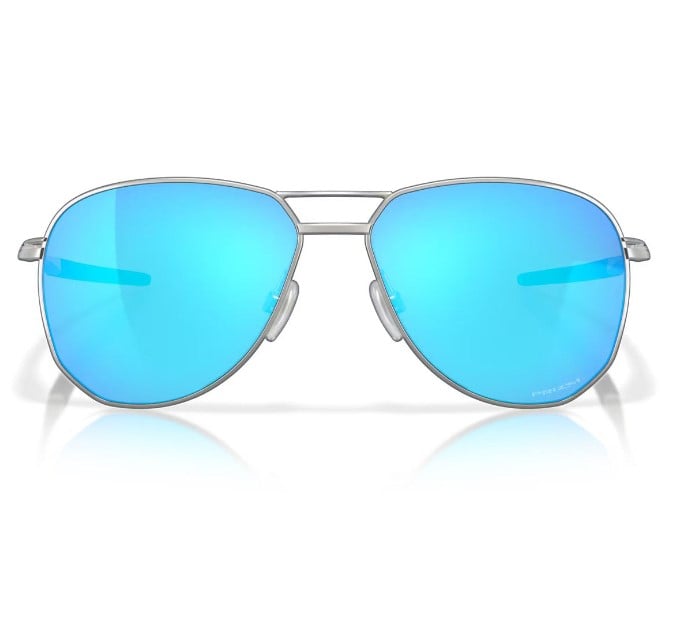 Oakley Contrail Sunglasses - Satin Chrome/Prizm Sapphire