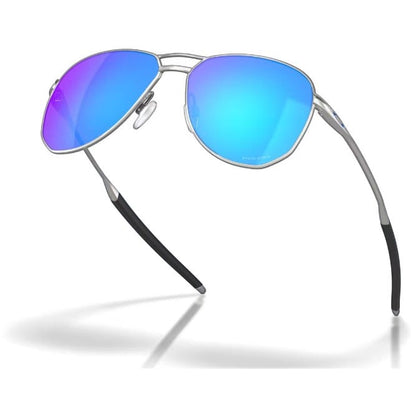 Oakley Contrail Sunglasses - Satin Chrome/Prizm Sapphire