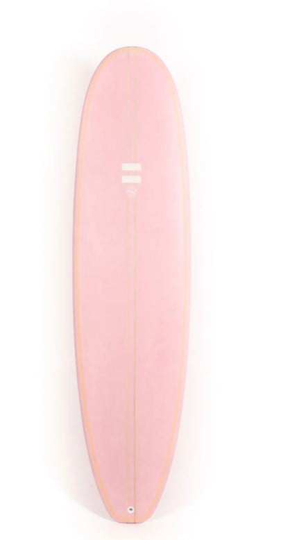 Indio Endurance Mid Length Surfboard - Pink