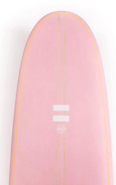 Indio Endurance Mid Length Surfboard - Pink