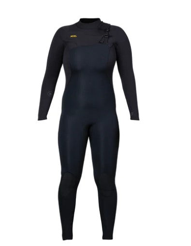 Xcel Comp X 5/4mm Womens Chest Zip Winter Wetsuit - Black
