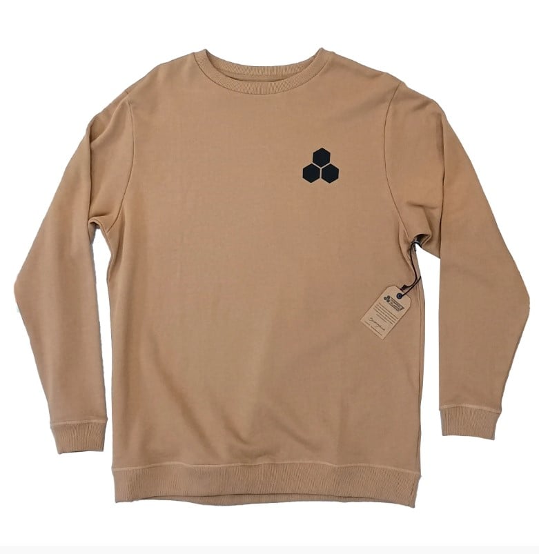 Channel Islands Classic Hex Mens Crew Sweater - Desert