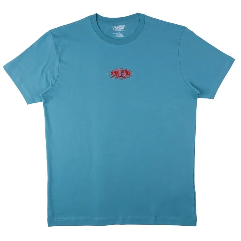Channel Islands Starburst Mens Short Sleeve Tee - Aqua