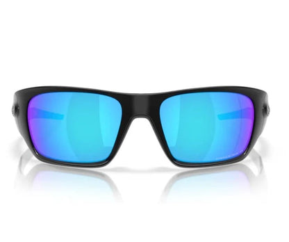 Oakley Masseter Sunglasses - Polished Black / Prizm Sapphire Polarized