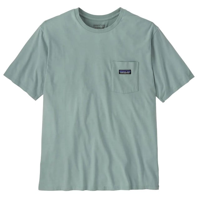 Patagonia Daily Pocket Mens Tee - Thermal Blue
