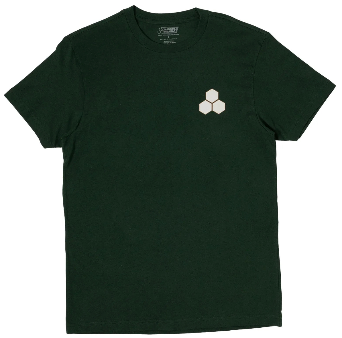 Channel Islands Two Tone Mens Hex Tee - Forest Green