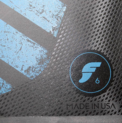 Futures Fins F6 Alpha Tri Fin Set - Carbon/Blue