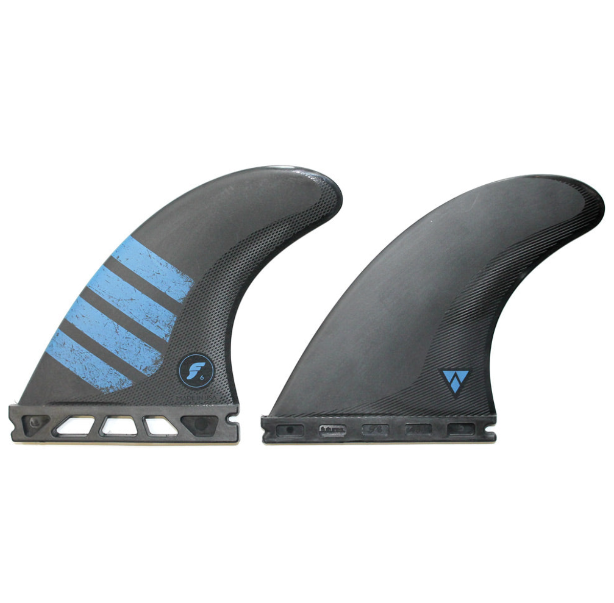 Futures Fins F6 Alpha Tri Fin Set - Carbon/Blue