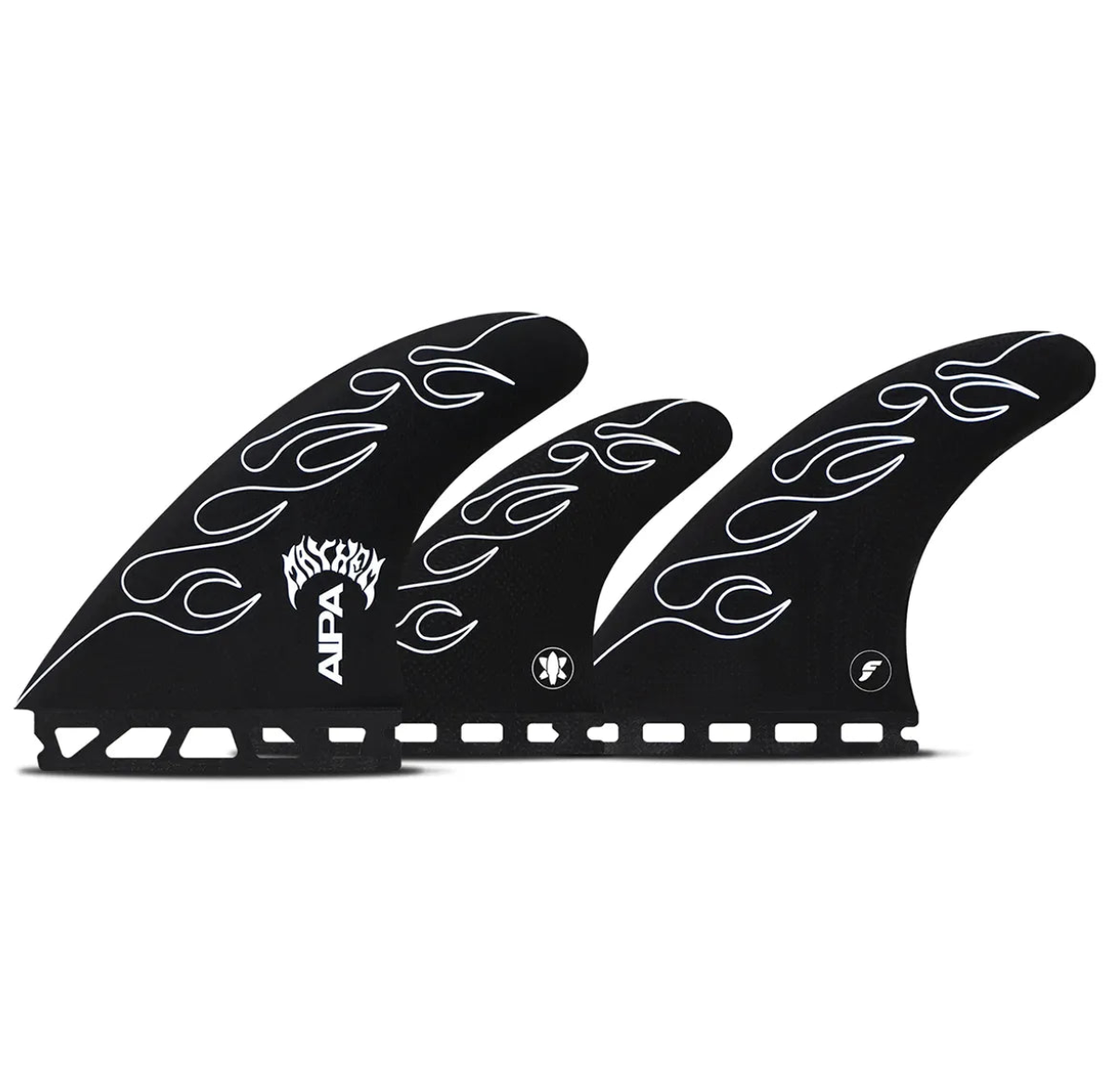 Futures Fins Aipa x Mayhem Fiberglass 5 Fin Set - Black